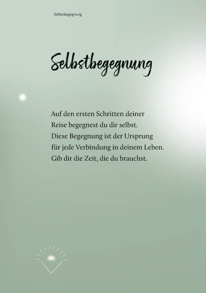 Herzensverbindungen Innenteil der Selbstbegegnung